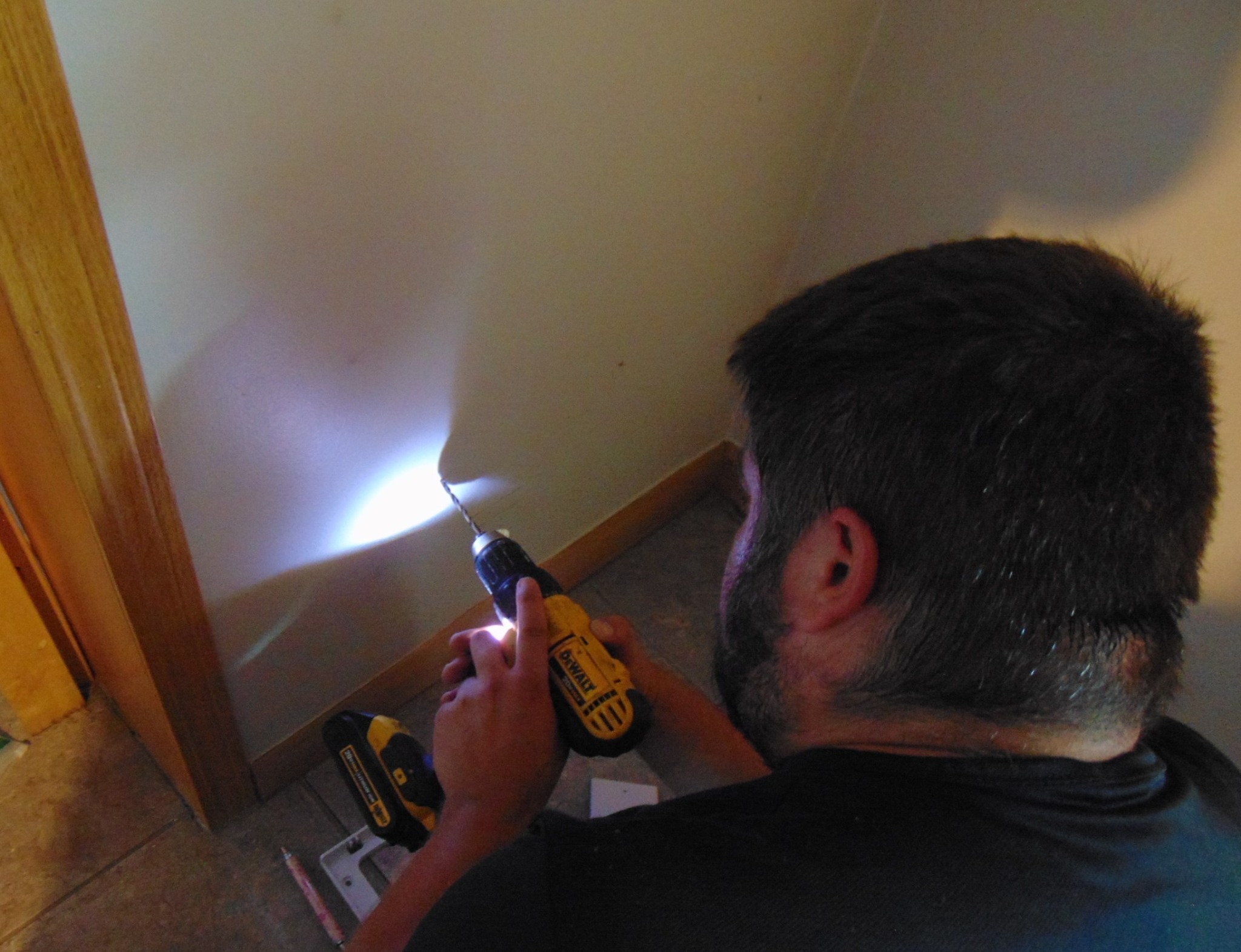 Ready Tech installer completing professional field installation work.