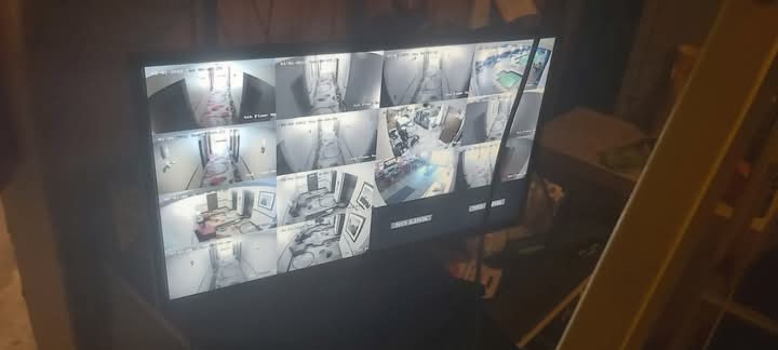 Multi-camera surveillance surveillance display