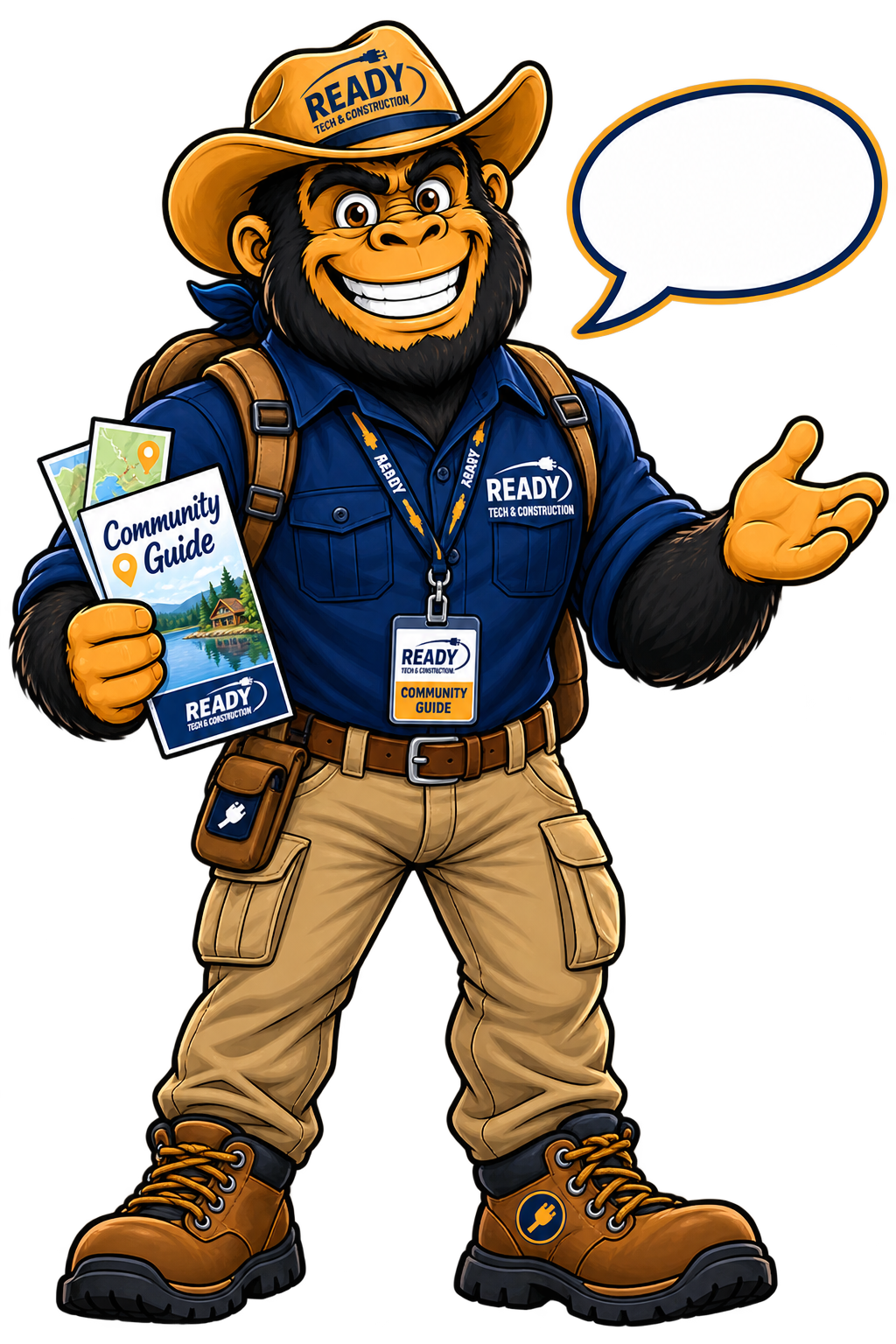 ReadyTech gorilla community tour guide for Barrhead